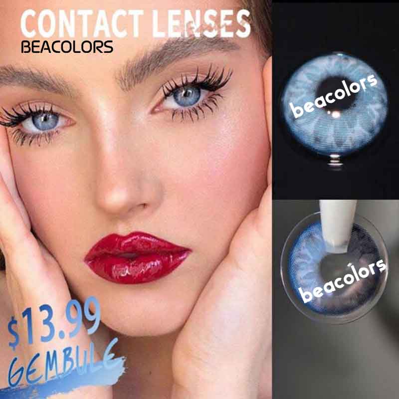 Gem Blue Colored Contact Lenses