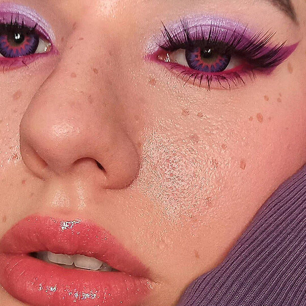 Vika Tricolor Purple Colored Contact Lenses