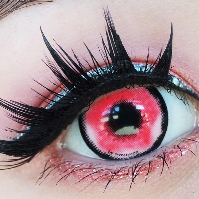 【New】Platonic Pink Cosplay Contact Lenses