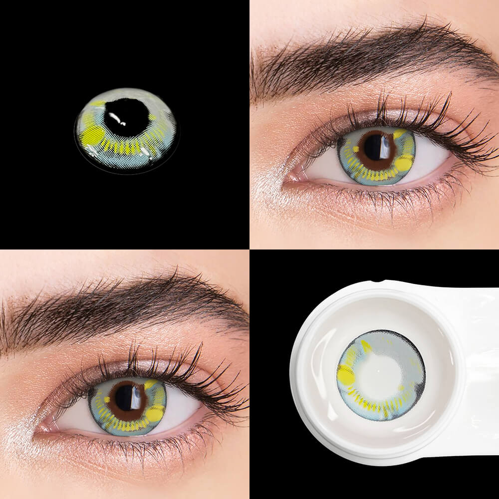 Anime Gray Cosplay Contact Lenses
