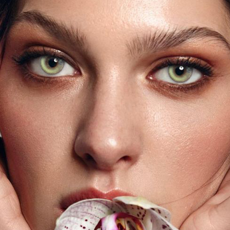 【New】Girl Tears Brown Colored Contact Lenses