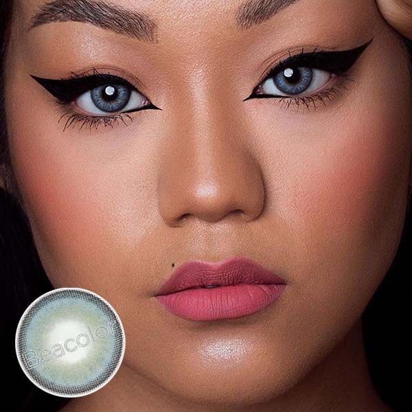 Himalaya Blue Colored Contact Lenses