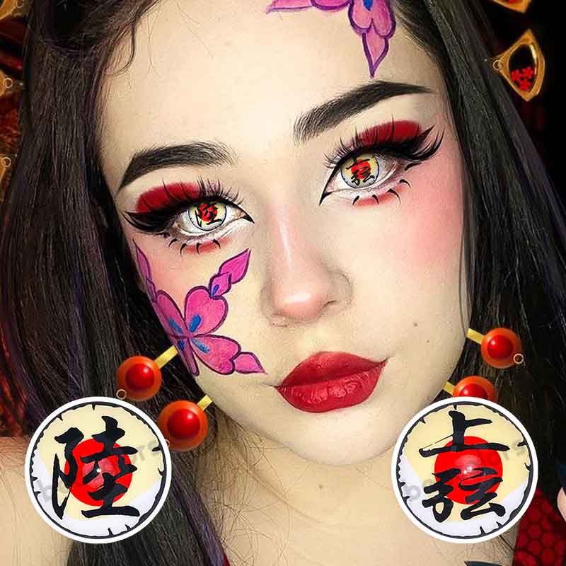 【NEW】Demon Slayer Daki Cosplay Colored Contact Lenses