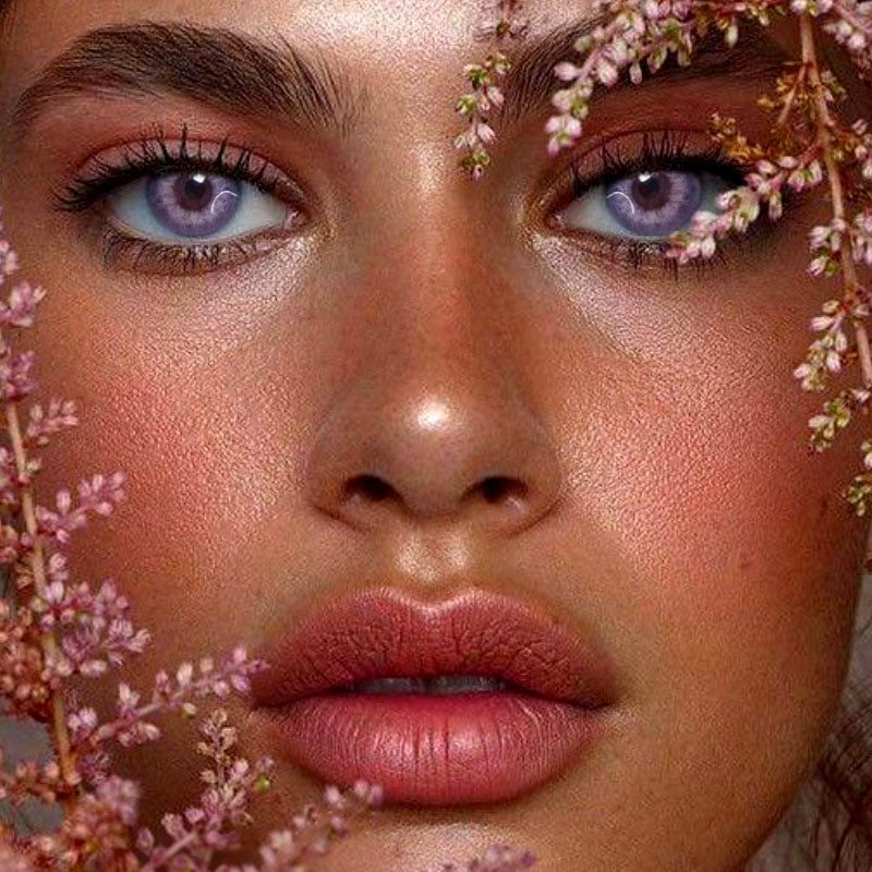 DNA Taylor Pink Violet Colored Contact Lenses