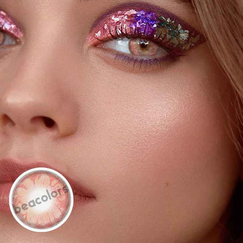 Gem Pink Colored Contact Lenses