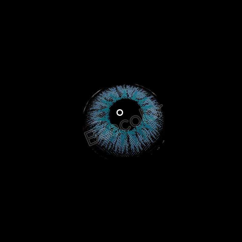 Vika Tricolor Blue Colored Contact Lenses