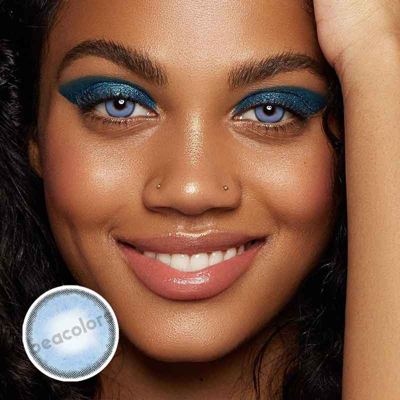 【U.S Warehouse】Sorayama blue Contact Lenses