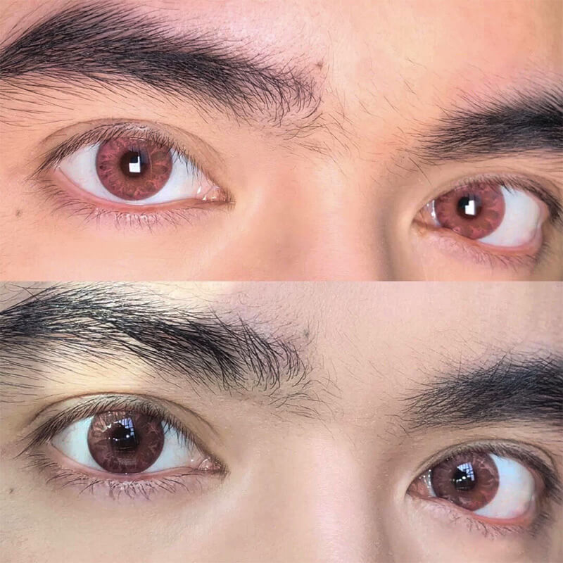 Gem Pink Colored Contact Lenses