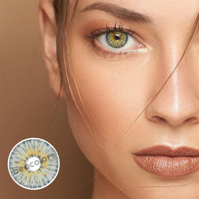 Prescription NEW York Gogh Gray Colored Contact Lenses