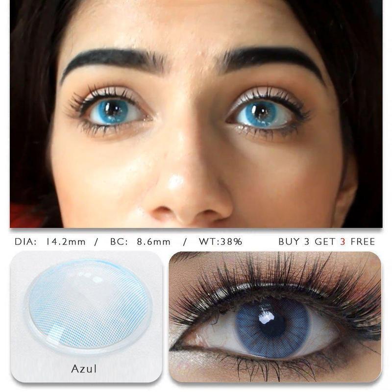 Hidrocor AZUL Blue Colored Contact Lenses