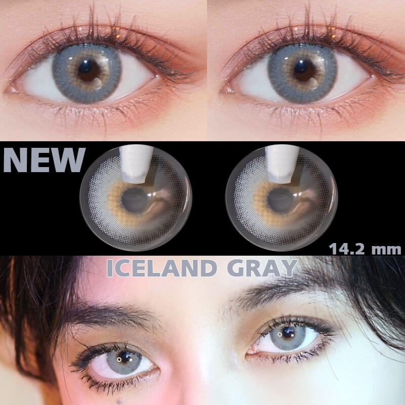 Iceland Gray Colored Contact Lenses
