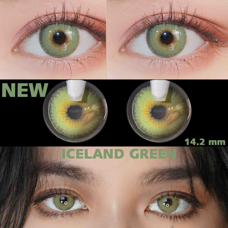Iceland Green Colored Contact Lenses