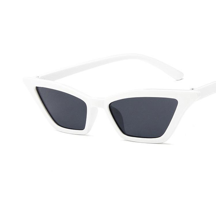 Square Horn Plain Sunglasses
