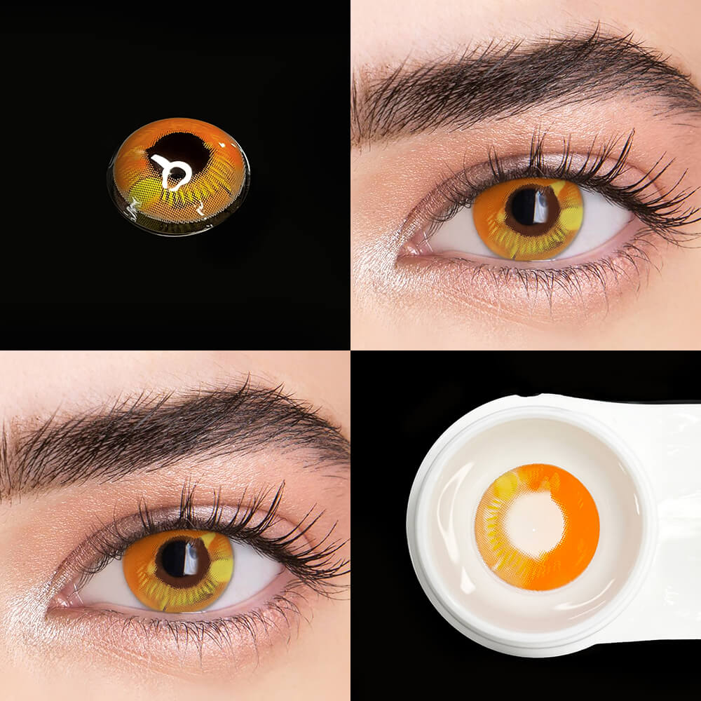 Anime Brown Cosplay Contact Lenses