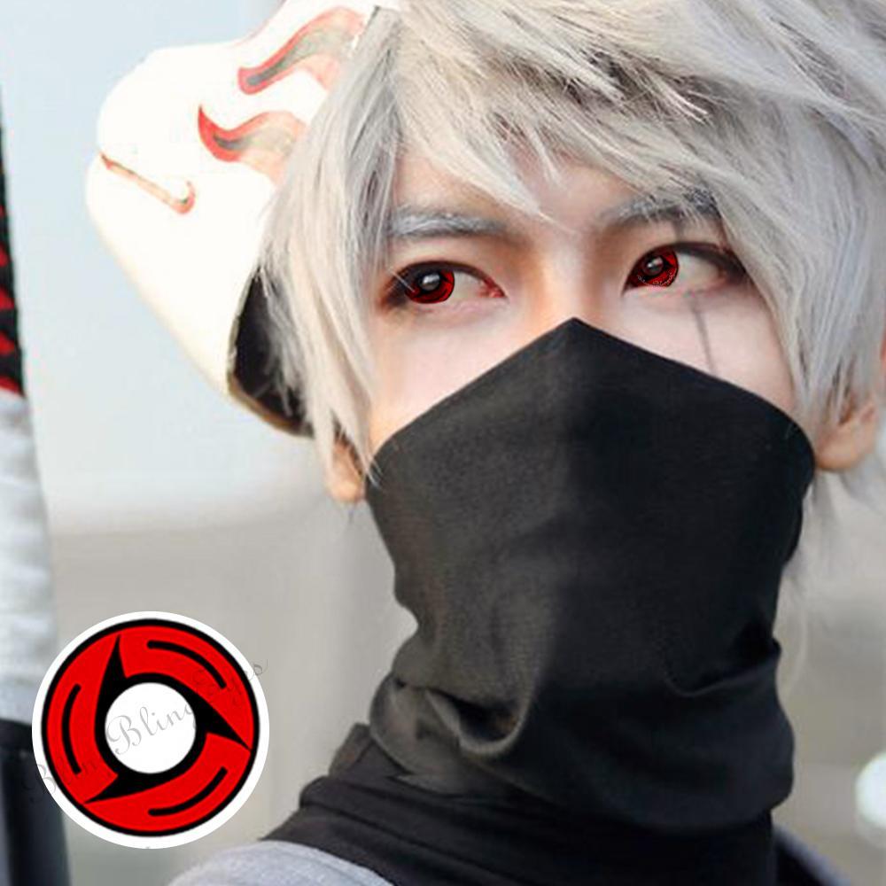Sharingan Bladed Red Colored Contact Cosplay Lenses