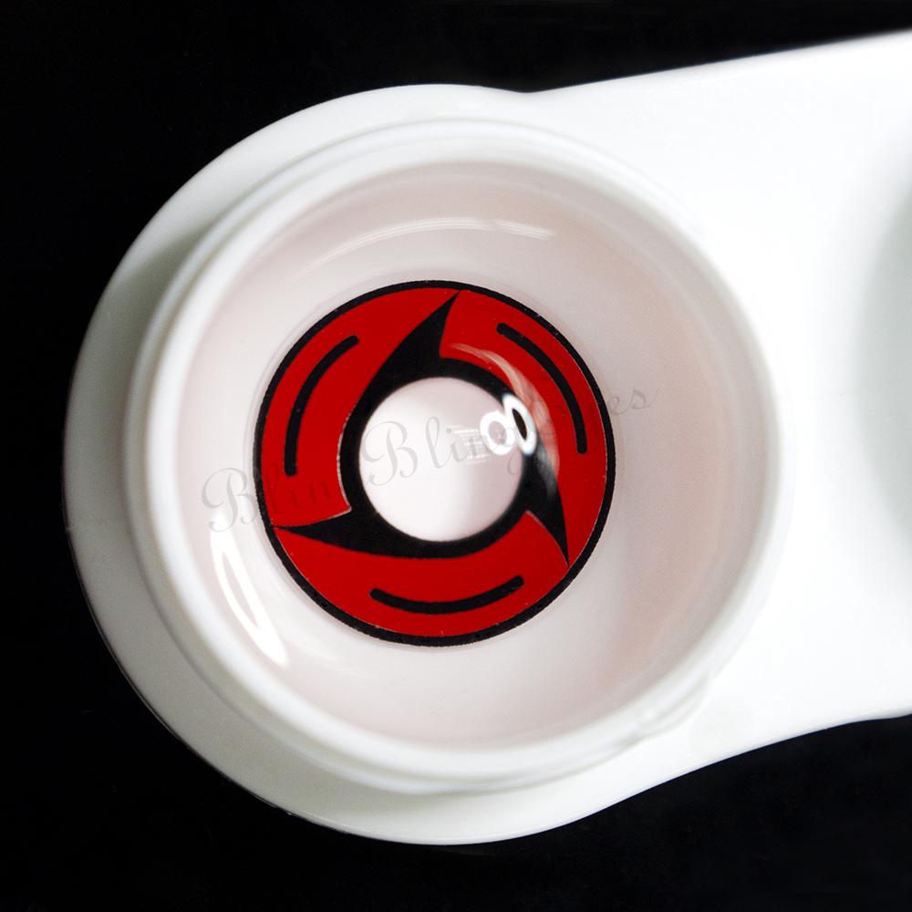 Sharingan Bladed Red Colored Contact Cosplay Lenses
