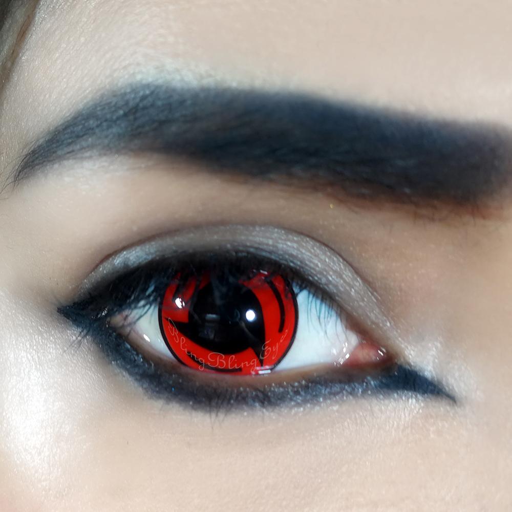 Sharingan Bladed Red Colored Contact Cosplay Lenses