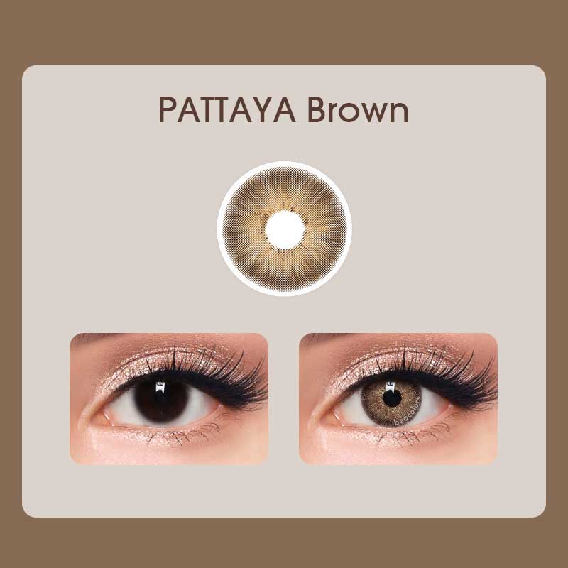 【Tiktok】PATTAYA Brown Colored Contact Lenses