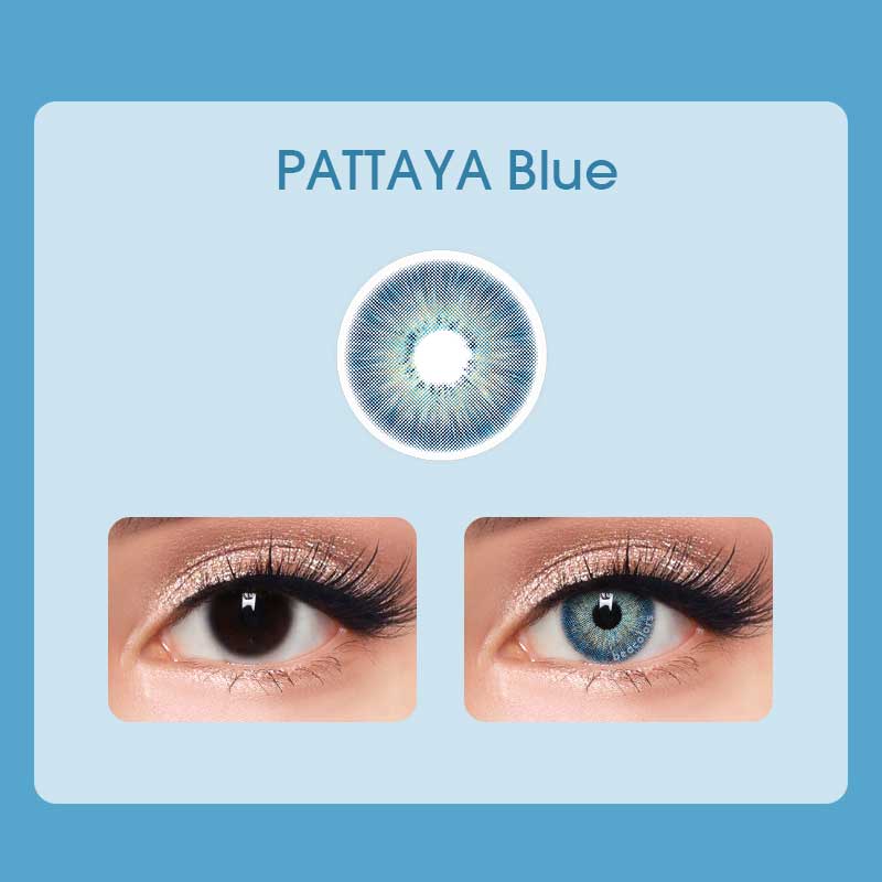 【Tiktok】PATTAYA Blue Colored Contact Lenses