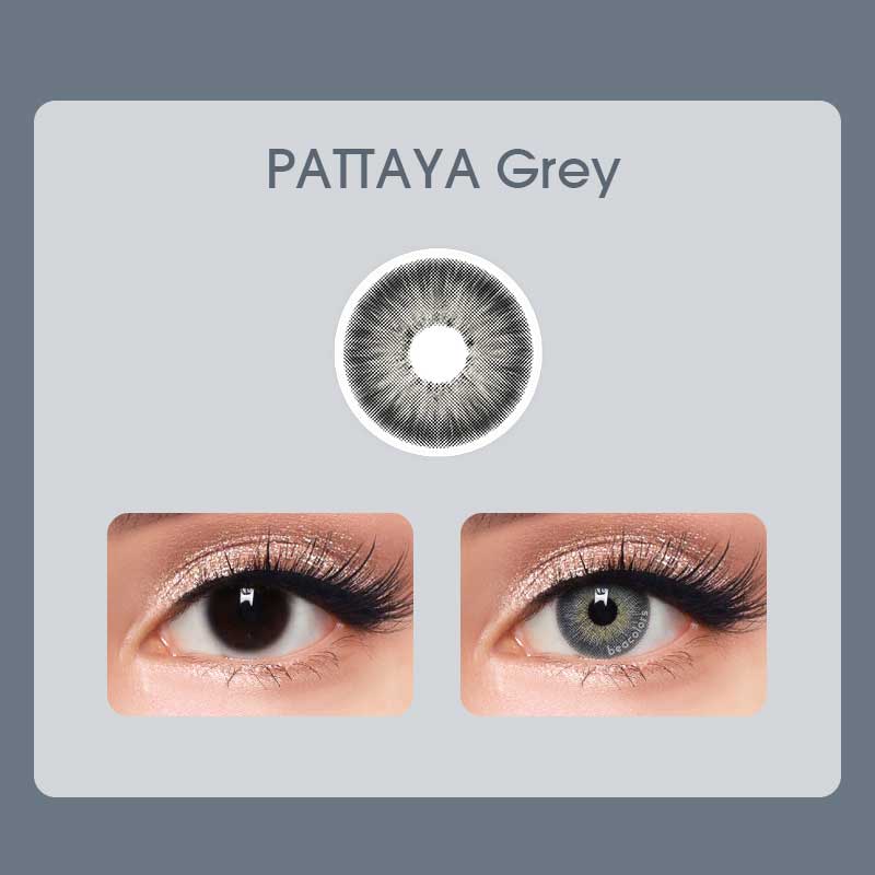 【NEW】PATTAYA Gray Colored Contact Lenses