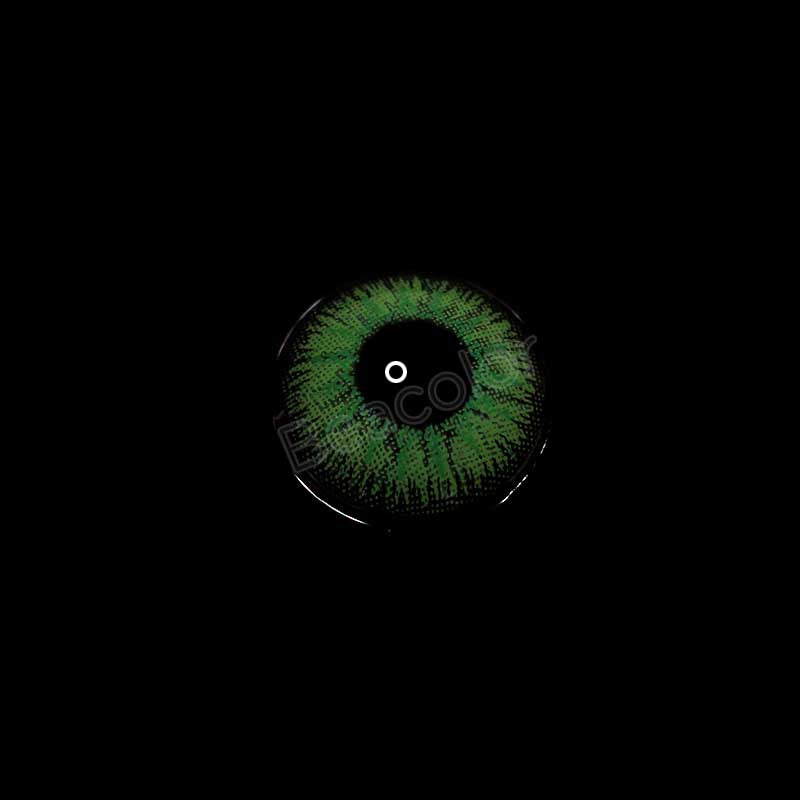 【Tiktok]】 Vika Tricolor Green Colored Contact Lenses