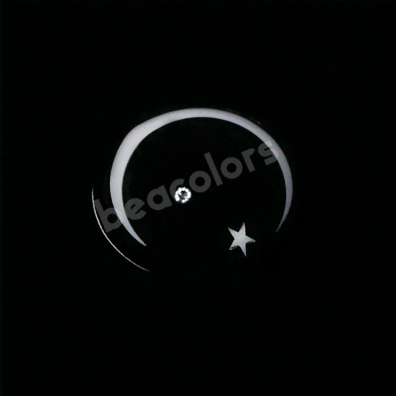 【New】Moon Star White Crazy Contact Lenses