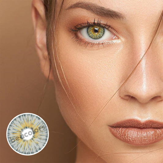 NEW York Pro Gogh Gray Colored Contact Lenses