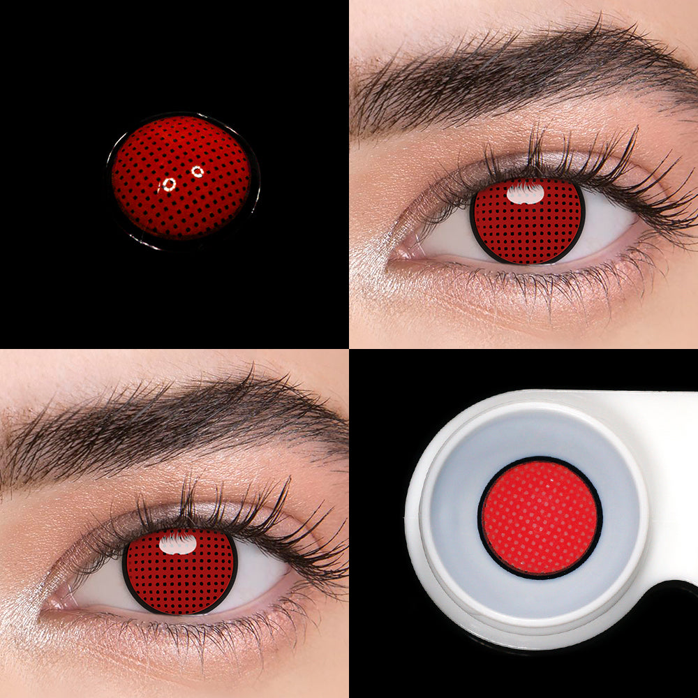 【Clearance】Red Manson mesh Contact Lenses